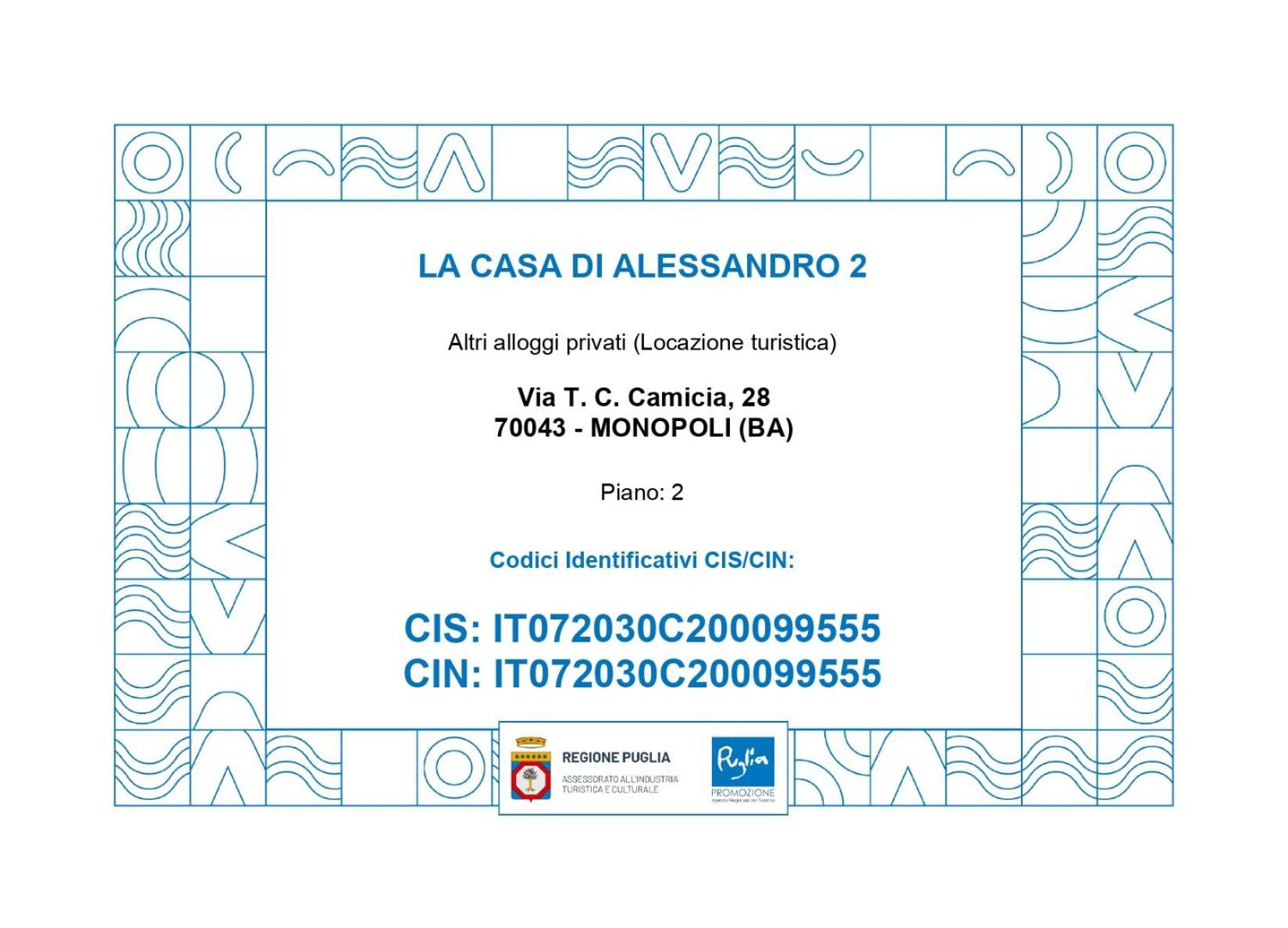 La Casa Di Alessandro Monopoli Kültér fotó